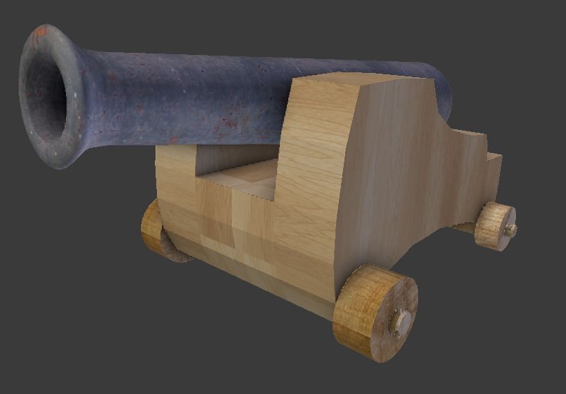 Rigged deck Cannon preview image 2